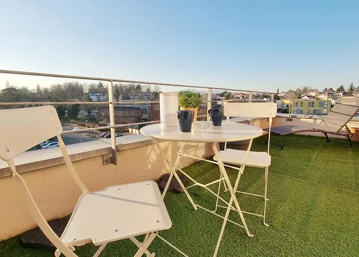 Le Smart - Parking - Terrasse - Wifi - Mulhouse - Relax Bnb